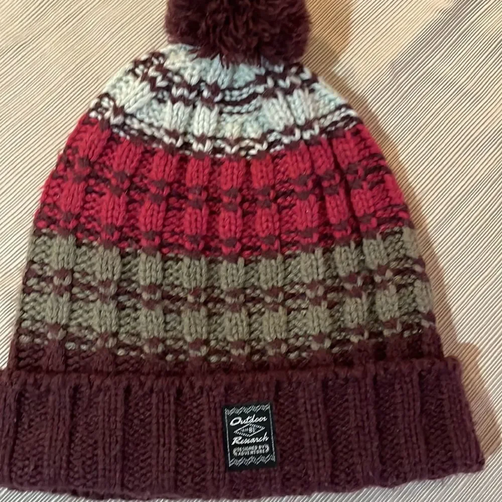 Outdoor Research Multicolor Woman’s Hat with Pom Pom